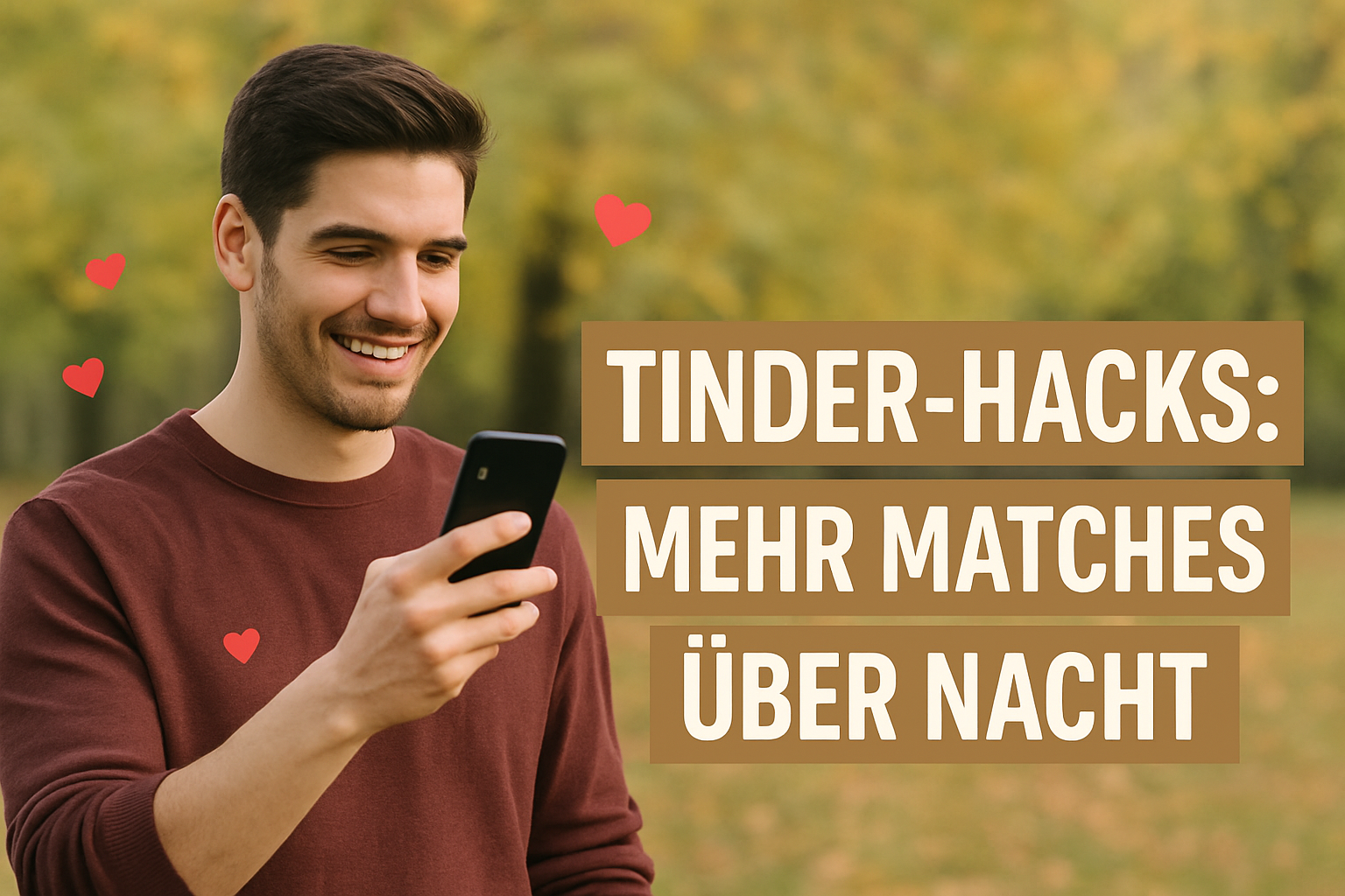 Tinder-Hacks: Mehr Matches über Nacht